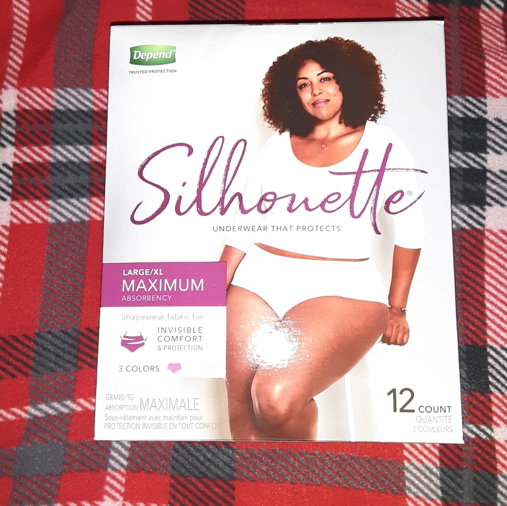 New! Depends silhouette underwear